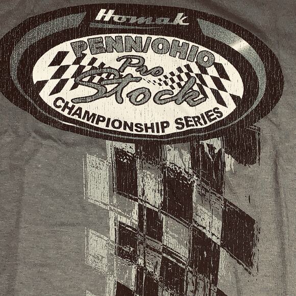 3XL PENN/OHIO Pro Stock Dirt Track Champoinship Series T-Shirt Homak Gray NWOT - Picture 3 of 11